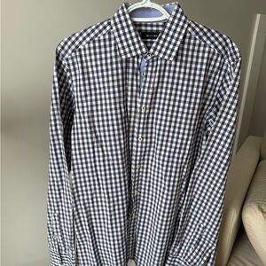SAND | Black and White Checkered Men's Shirt